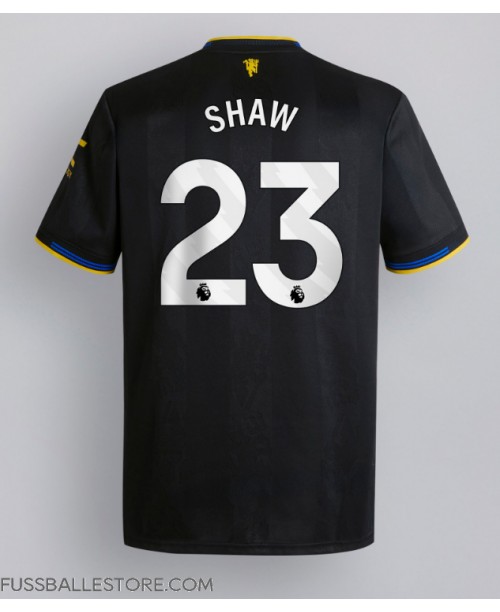 Günstige Manchester United Luke Shaw #23 3rd trikot 2025-26 Kurzarm Günstige Manchester United Luke Shaw #23 3rd trikot 2025-26 Kurzarm